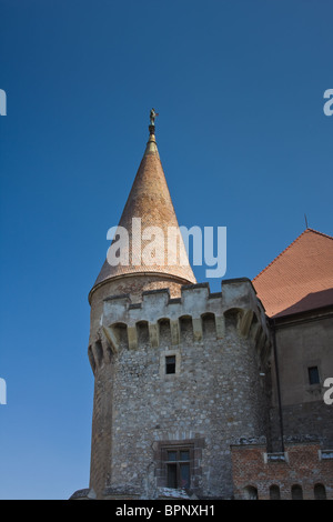 Château Corvinesti en Hunedoara, Roumanie. Banque D'Images