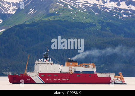 Coupe de l'USCG HEALY, Résurrection Bay, Seward, Alaska Banque D'Images