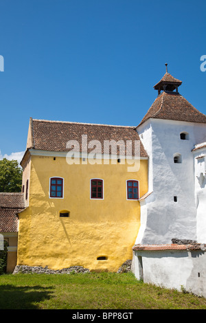 Eglise fortifiée Harman à Brasov, Roumanie. Banque D'Images