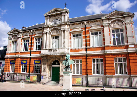 Bibliothèque de référence Brixton Brixton, ovale, Brixton, London Borough of Lambeth, Greater London, Angleterre, Royaume-Uni Banque D'Images
