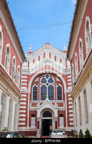 La Synagogue des Juifs dans le centre-ville de Brasov, Roumanie. Banque D'Images