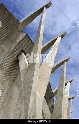 L'église Santa Maria de Loreto, Javea, Costa Blanca, Espagne Banque D'Images