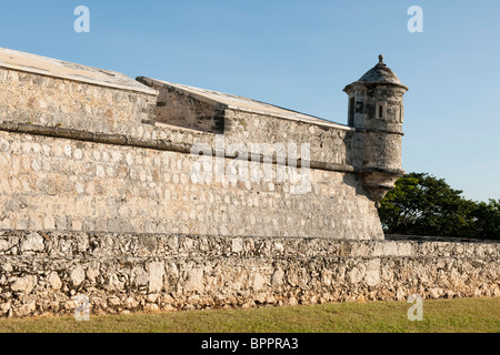 Fuerte San Miguel Museum, Campeche, le Yucatan, Mexique Banque D'Images