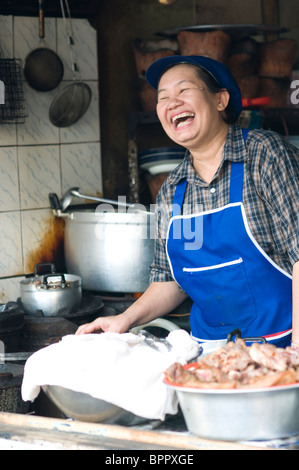 Cuisine de Hawker, Bangkok, Thaïlande Banque D'Images