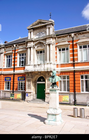 Bibliothèque de référence Brixton Brixton, ovale, Brixton, London Borough of Lambeth, Greater London, Angleterre, Royaume-Uni Banque D'Images