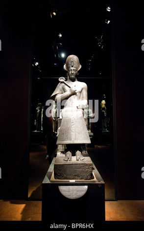 Italie, Turin, la staue de hall le Museo Egizio Banque D'Images