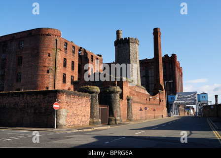 Stanley Dock Liverpool dans les bâtiments classés Grade II Banque D'Images