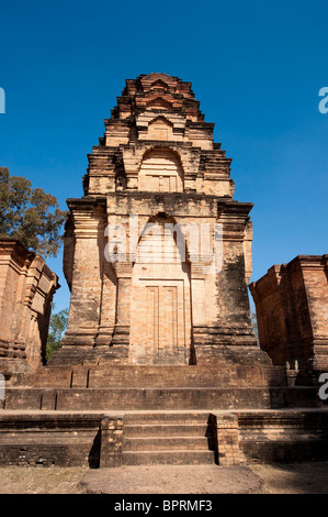 Rangée de sanctuaires, Prasat Kravan, Angkor, Siem Reap, Cambodge Banque D'Images