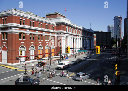 La gare Waterfront, Vancouver, British Columbia, Canada Banque D'Images