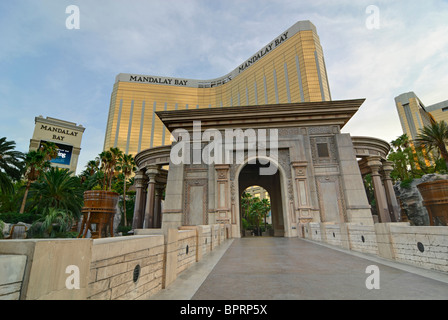 Mandalay Bay Resort and Casino. Banque D'Images