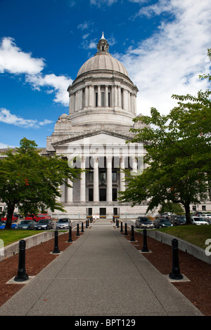 L'État de Washington State Capitol, l'Édifice législatif complexe campus, Olympia, Washington, États-Unis d'Amérique Banque D'Images