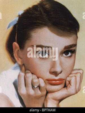 L'actrice Audrey Hepburn (1961) Banque D'Images