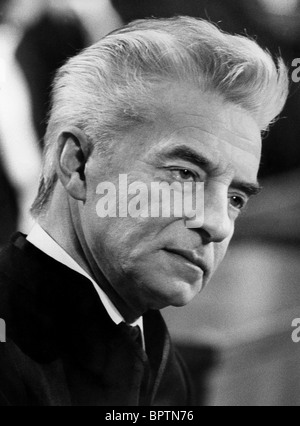 HERBERT VON KARAJAN d'orchestre et directeur (1968) Banque D'Images