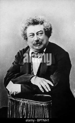 L'ÉCRIVAIN ALEXANDRE DUMAS AUTEUR (1847) Banque D'Images