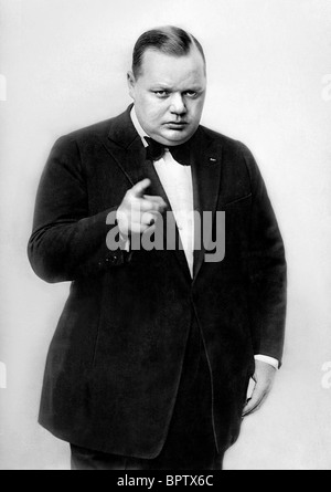 ROSCOE Fatty Arbuckle comédien (1923) Banque D'Images