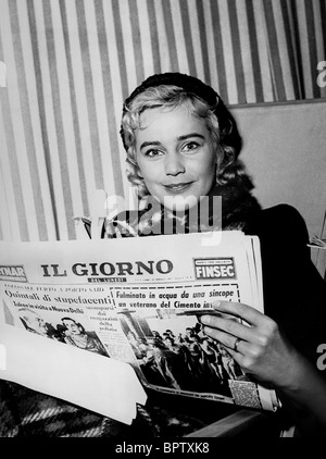 MARIA SCHELL ACTRICE (1957) Banque D'Images