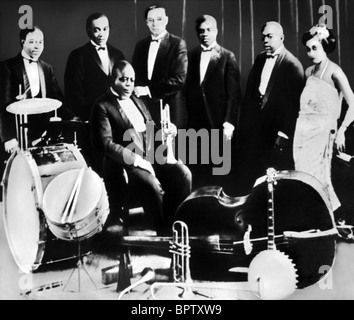 JOE 'ROI' OLIVER BABY DODDS HONORÉ DUTREY BILL JOHNSON, LOUIS ARMSTRONG, Johnny Dodds & LIL HARDIN ARMSTRONG KING OLIVER'S C Banque D'Images