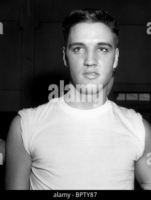 ELVIS PRESLEY DANS L'ARMÉE, chanteur et acteur (1958) Banque D'Images