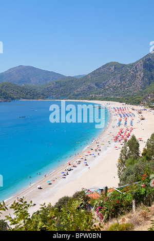 La baie de Fethiye à Antalya, près de la côte ouest turque Banque D'Images