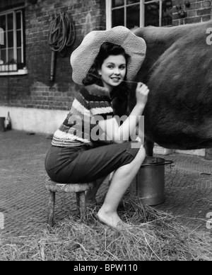 L'actrice Jean Simmons (1947) Banque D'Images