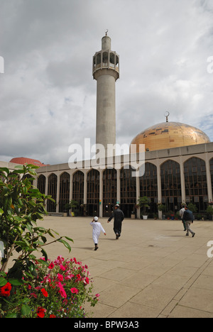 La mosquée centrale de Londres (aussi connu que le Centre culturel islamique, ICC ou Regent's Park mosquée), Londres, Angleterre. Banque D'Images