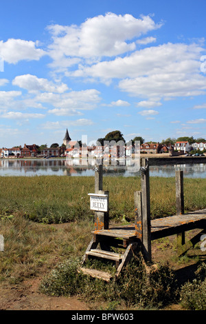 Le village historique de Bosham dans West Sussex dans un bras de Chichester Harbour. England UK. Banque D'Images