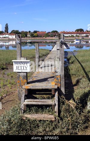 Le village historique de Bosham dans West Sussex dans un bras de Chichester Harbour. England UK. Banque D'Images