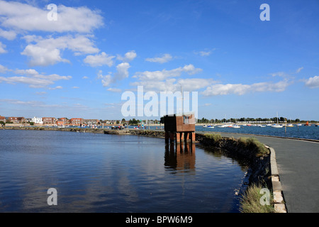 Le village historique d'Emsworth dans West Sussex dans un bras de Chichester Harbour. England UK. Banque D'Images