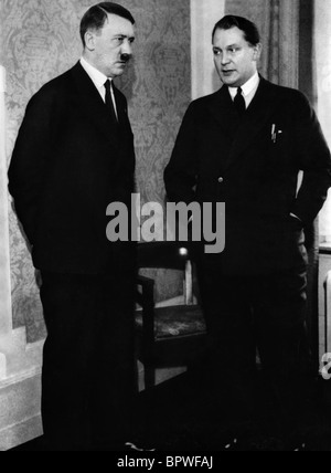 ADOLF HITLER et Hermann Goering LEADER NAZI 01 Mai 1940 Banque D'Images