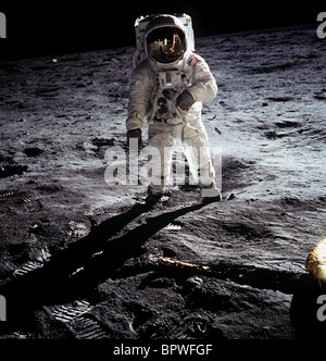 BUZZ ALDRIN APOLLO 11 LUNE DÉBARCADÈRE 20 JUILLET 1969, PHOTO NASA Banque D'Images