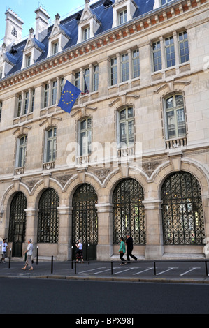 Lycée Louis le Grand, rue Saint-Jacques, Paris, France Banque D'Images