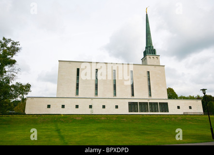 Le Mormon Temple Londres Eglise de la Latter Day Saints Newchapel Surrey England Banque D'Images