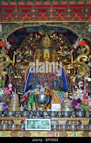 Autel principal, Samye, Tibet Banque D'Images
