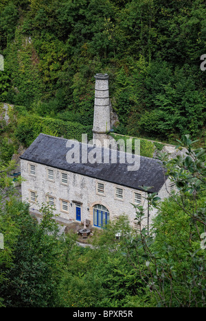 Litton mill millers dale Derbyshire, Angleterre, Royaume-Uni Banque D'Images