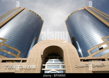 Twin Towers de Dubaï. Banque D'Images