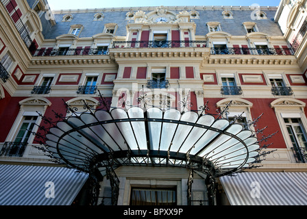 Cinq étoiles de l'Hôtel du Palais à Biarritz, France - ancien palais de l'Impératrice Eugénie Banque D'Images