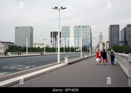 Pont Charles de Gaulle, Paris, France Banque D'Images