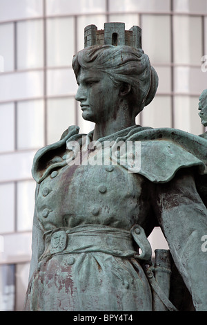 Statue 'La défense de Paris, à la Défense, Paris. Banque D'Images