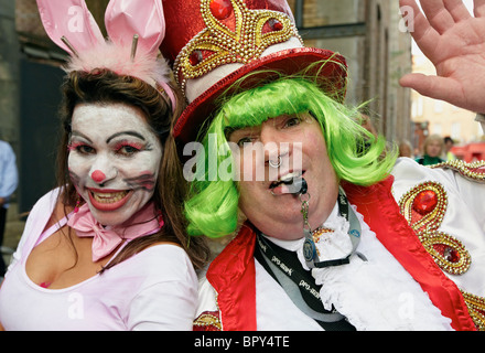 Willy Wonka et la Chocolaterie Parade de Dublin Irlande Europe Banque D'Images