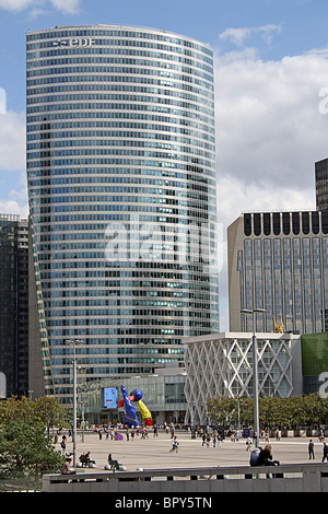 Bâtiment d'EDF, à la Défense, à Paris. Banque D'Images