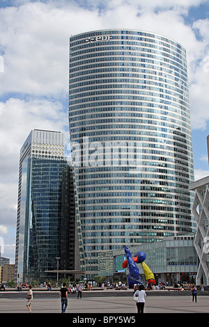 Bâtiment d'EDF, à la Défense, à Paris. Banque D'Images