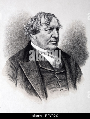 Charles James (1806 - 1872) romancier irlandais. D'origine anglaise. Banque D'Images