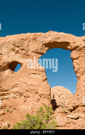 Turrent Arch Arches National Park Moab Utah Banque D'Images