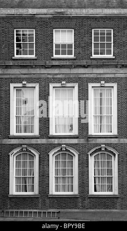 Les bâtiments du gouvernement irlandais classique dans le château de Dublin Banque D'Images