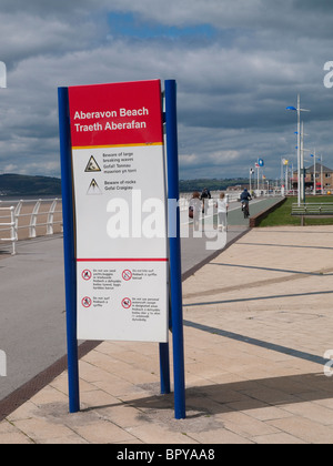 Aberavon Beach, Port Talbot au Pays de Galles du Sud Banque D'Images