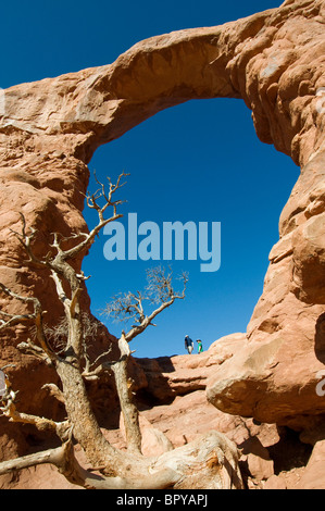 Turrent Arch Arches National Park Moab Utah Banque D'Images