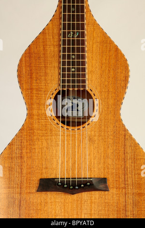 Un Lazy river Weissenborn slide guitar électrique construit par Rance blanc pour Adam Gough Banque D'Images