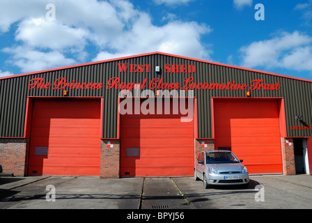 Locomotive Classe Princess Royal Trust west shed Banque D'Images