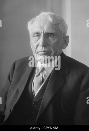 Portrait c1920s de Frank Billings Kellogg (1856 - 1937) - La secrétaire d'Etat de 1925 à 1929 et Prix Nobel de la paix. Banque D'Images