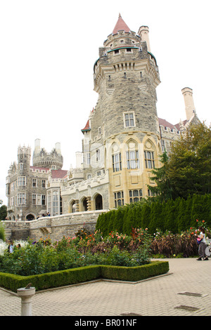 Château de Casa Loma architecture extérieur extérieur Banque D'Images